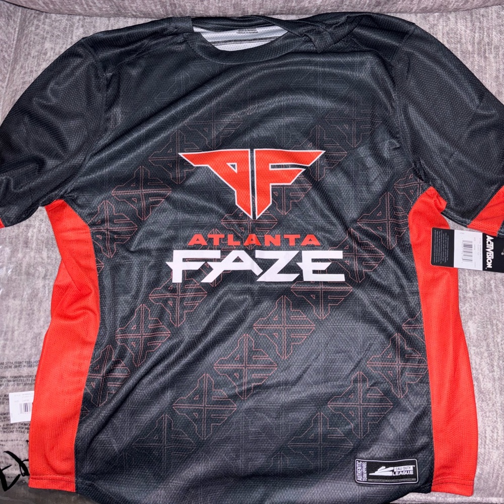 Size - Large FAZE Black and Red Men's jersey